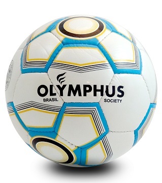 BALON FUTBOL 5 BOTE MEDIO SOCIETY BRASIL OLYMPHUS